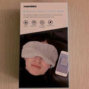 Manniska Wireless Music Sleep Mask NIB